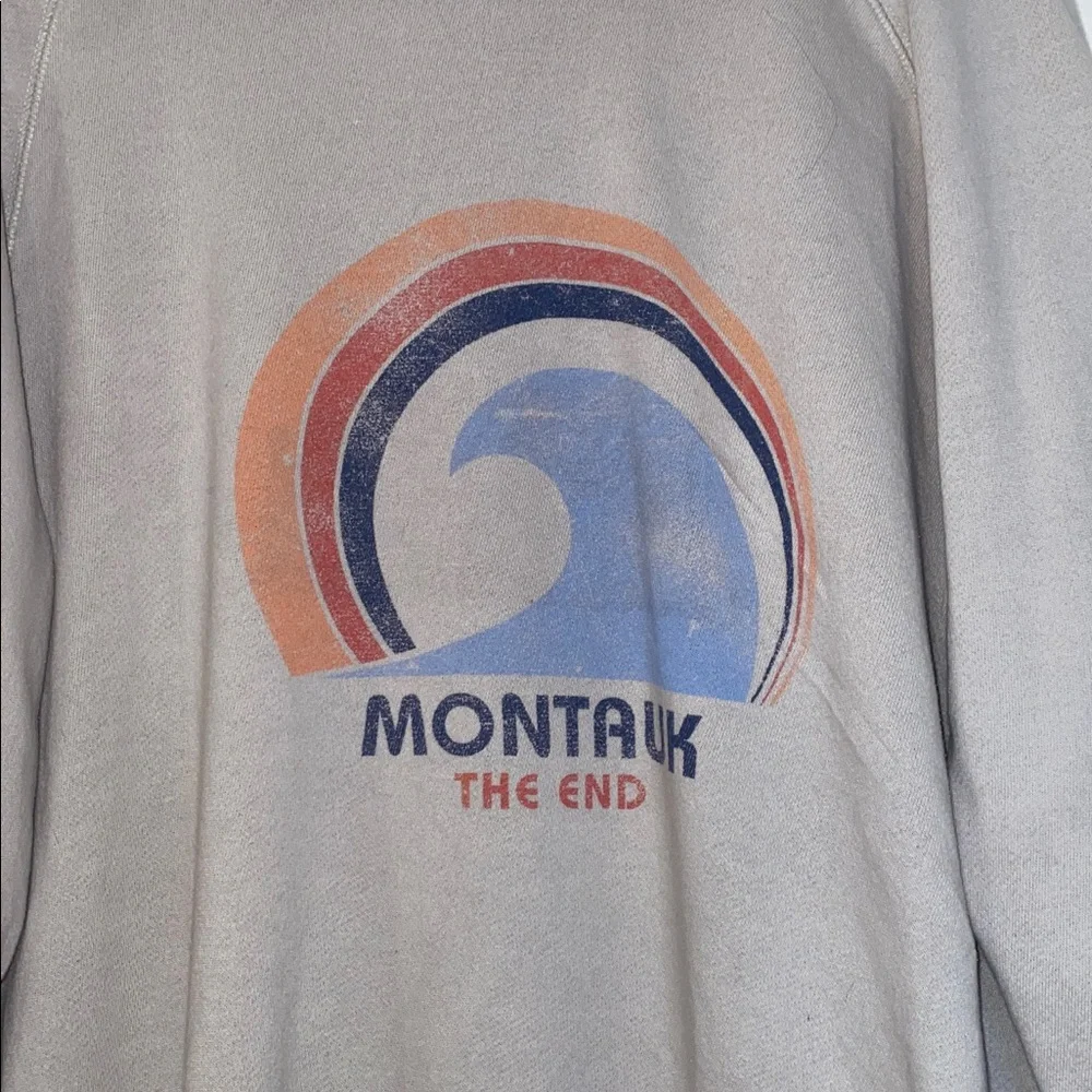 Alternative Apparel Montauk The End Gray Sweatshirt size L